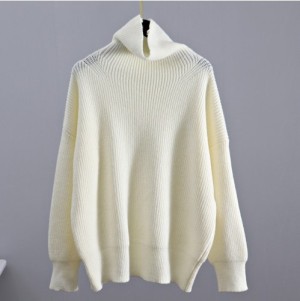 GIGOGOU Cashmere Sweater Women Turtleneck Pullovers Top Solid Korean Lady Jumper Oversized Winter Wool Knit Christmas Sweaters